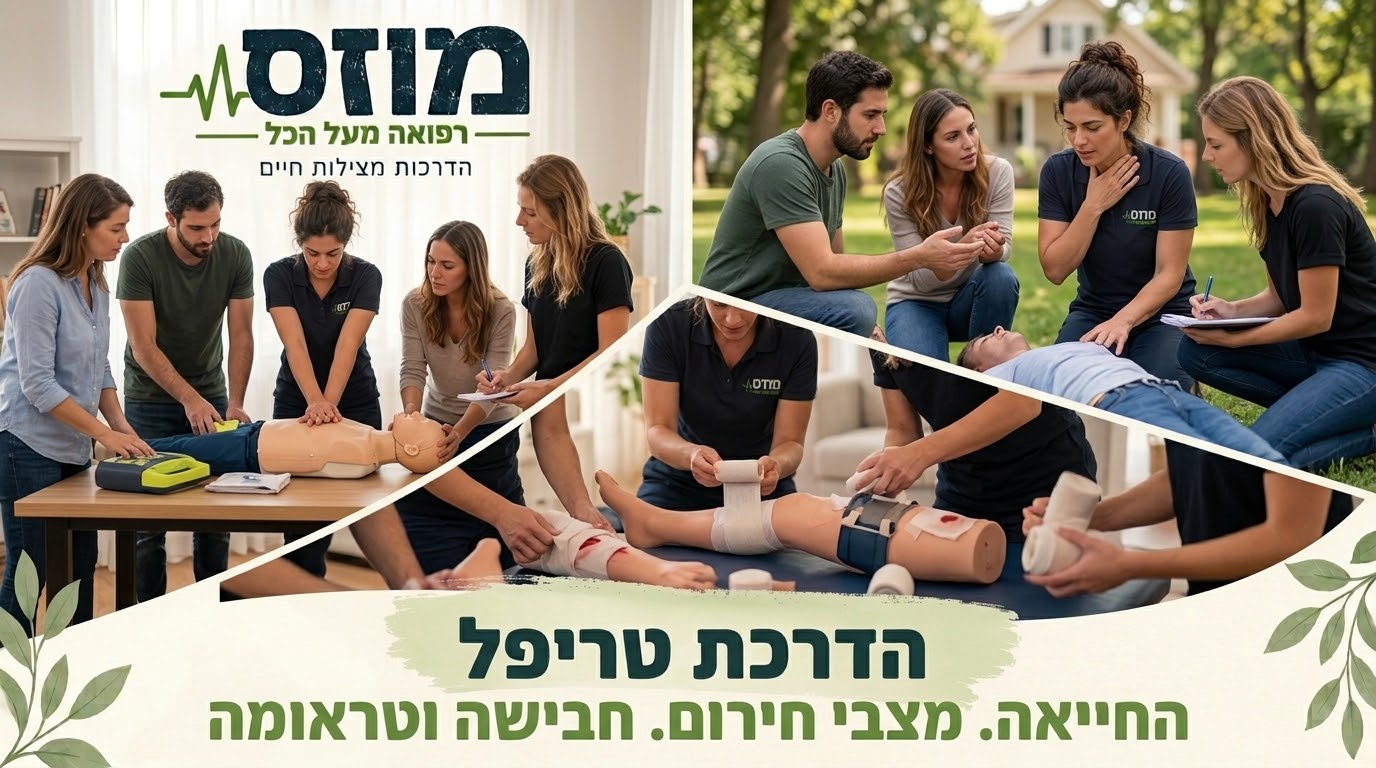MOZES TRIPLE - החייאה, מצבי חירום, חבישות וטראומה